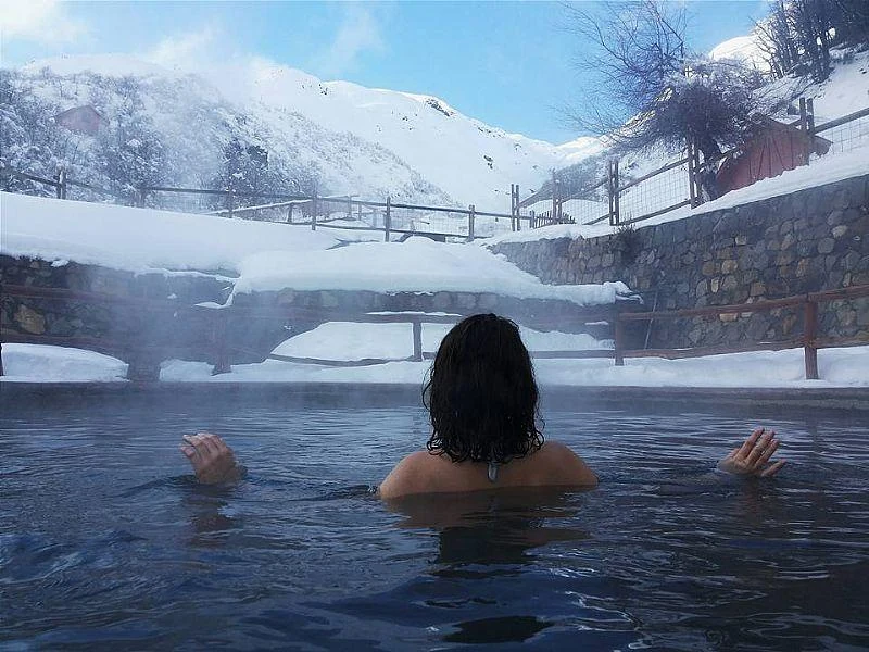 Hot Springs in the Snow